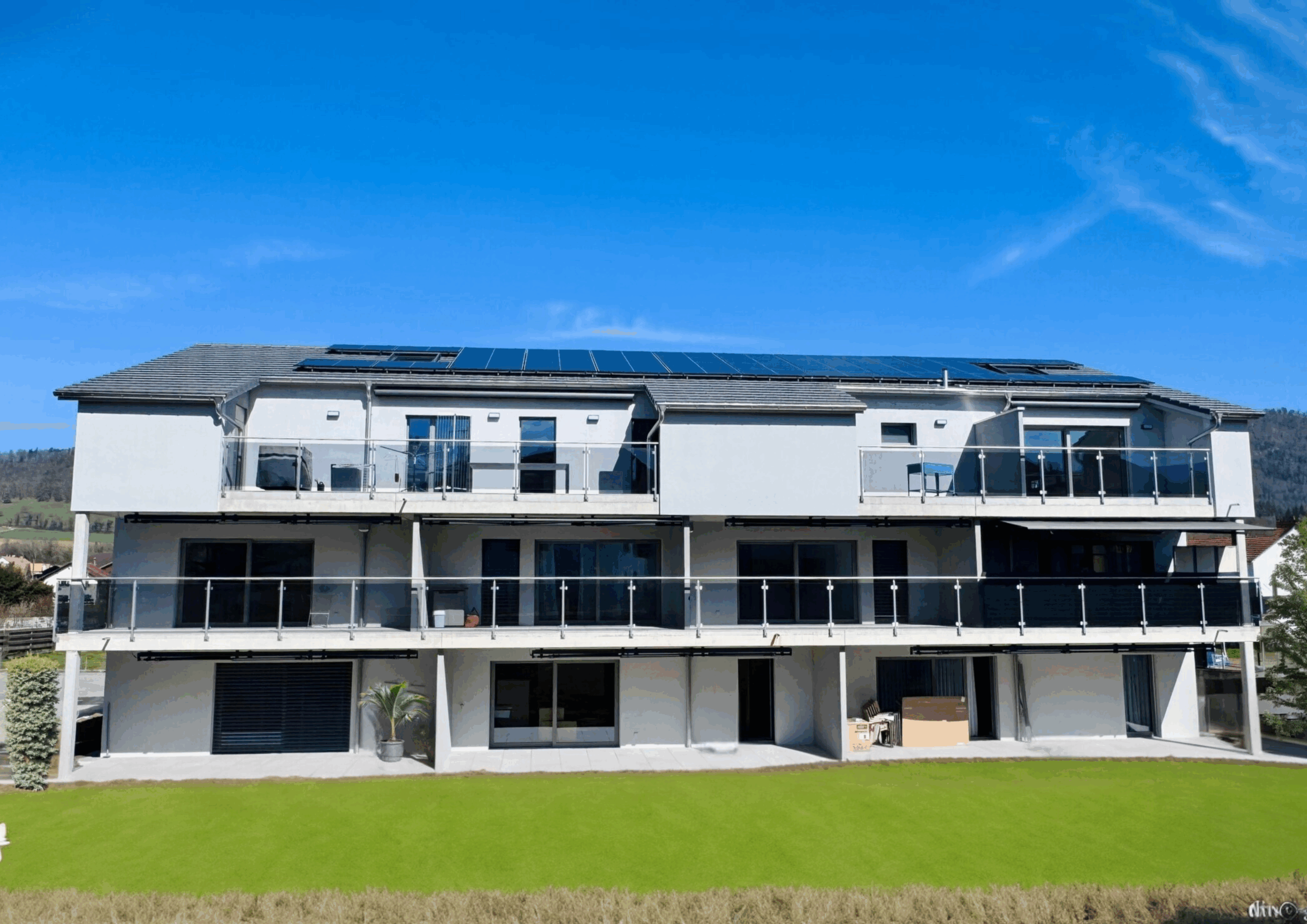 Réalisation d’un immeuble de 9 appartements à Courroux
