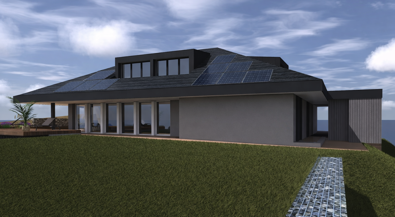 Rénovation, transformation de combles et aménagement extérieur